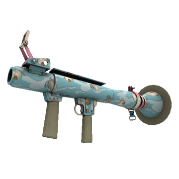 Blue Mew Rocket Launcher TF2 Skin Preview
