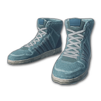 Hi-top Trainers (Blue)