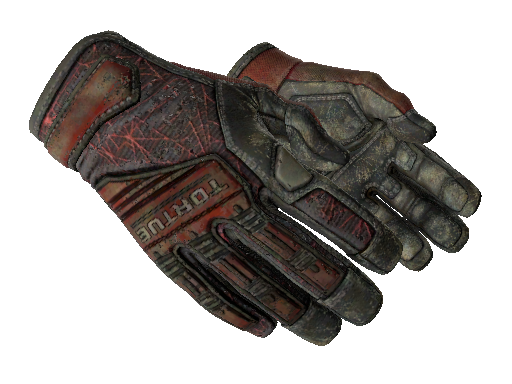 ★ Specialist Gloves | Crimson Web (Battle-Scarred)