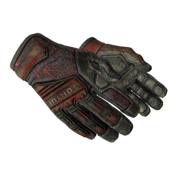 ★ Specialist Gloves | Crimson Web (Battle-Scarred)