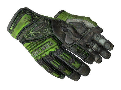 ★ Specialist Gloves | Emerald Web (Battle-Scarred)