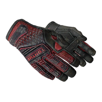 ★ Specialist Gloves | Crimson Kimono (Battle-Scarred)