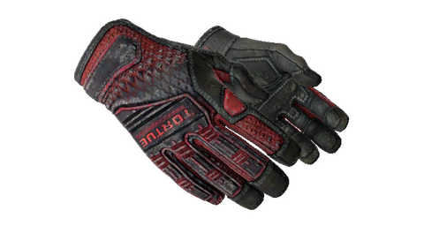 ★ Specialist Gloves | Crimson Kimono (Battle-Scarred)