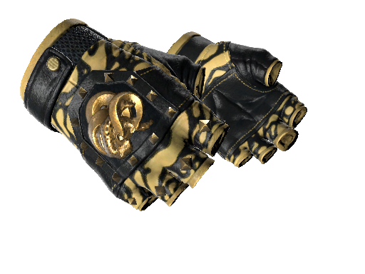 Image for the ★ Broken Fang Gloves | Yellow-banded weapon skin in Counter Strike 2