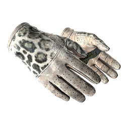 ★ Driver Gloves | Snow Leopard (Battle-Scarred)