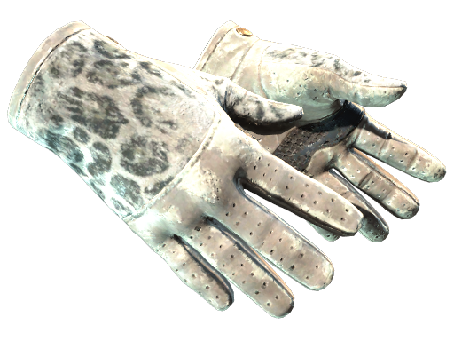 ★ Driver Gloves | Snow Leopard (Battle-Scarred)