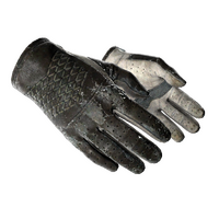 ★ Driver Gloves | Black Tie (Battle-Scarred)