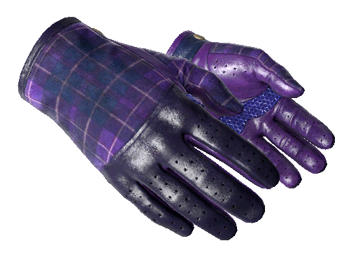 驾驶手套（★） | 蓝紫格子