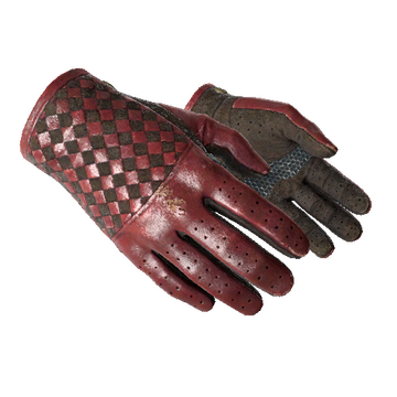 ★ Driver Gloves | Crimson Weave (Well-Worn)
