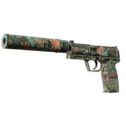 Souvenir USP-S | Ancient Visions (Well-Worn)
