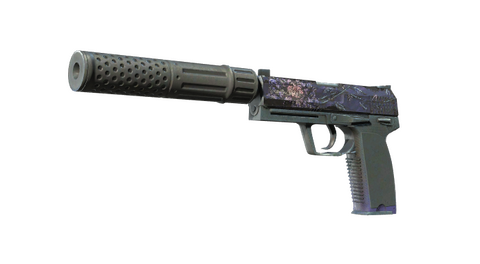 StatTrak™ USP-S | Black Lotus (Battle-Scarred)