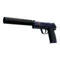 USP-S | Black Lotus (Battle-Scarred)