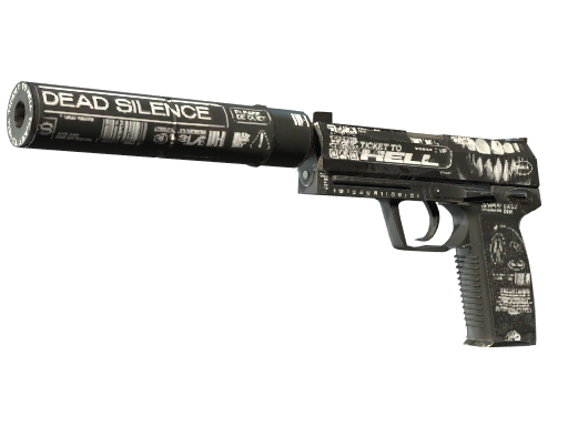 StatTrak™ USP-S | Ticket to Hell (Well-Worn)