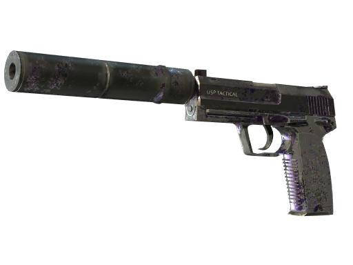 USP-S | Пиксельный камуфляж «Фиолетовый» (Закалённое в боях)