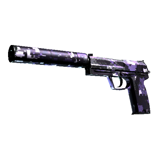 Compre USP-S (Lembrança) | Camuflagem Digital — Roxo Bem Desgastada por ...