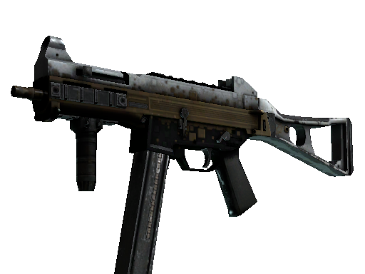 StatTrak™ UMP-45 | Gold Bismuth (Battle-Scarred)