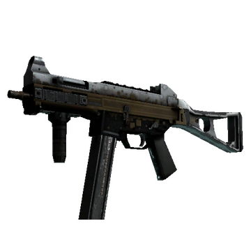 UMP-45 | Gold Bismuth (Battle-Scarred)