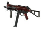 UMP-45 | Crimson Foil (Battle-Scarred)