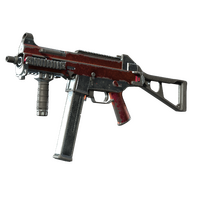 UMP-45 | Crimson Foil (Battle-Scarred)