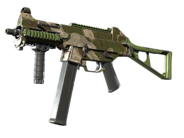 UMP-45 | Green Swirl (Well-Worn)