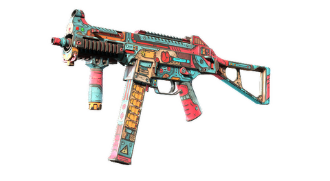 StatTrak™ UMP-45 | K.O. Factory (Well-Worn)