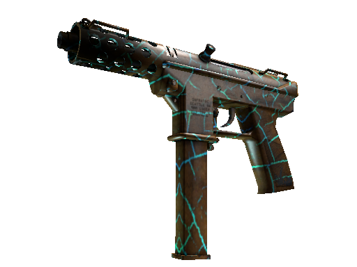 Image for the Tec-9 | Cracked Opal weapon skin in Counter Strike 2