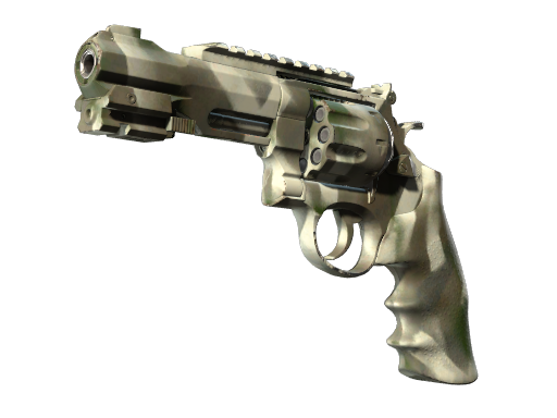 R8 Revolver | Bone Mask (Battle-Scarred)