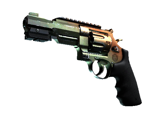 Souvenir R8 Revolver | Amber Fade (Well-Worn)