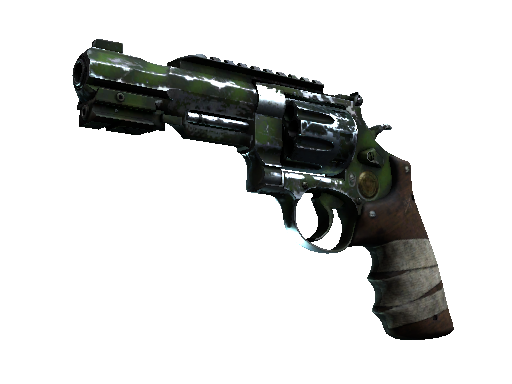 StatTrak™ R8 Revolver | Survivalist (Battle-Scarred)