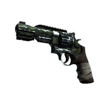 StatTrak™ R8 Revolver | Survivalist (Battle-Scarred)