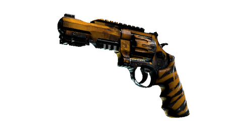 StatTrak™ R8 Revolver | Skull Crusher (Well-Worn)