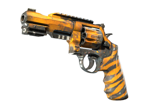 StatTrak™ R8 Revolver | Skull Crusher (Well-Worn)