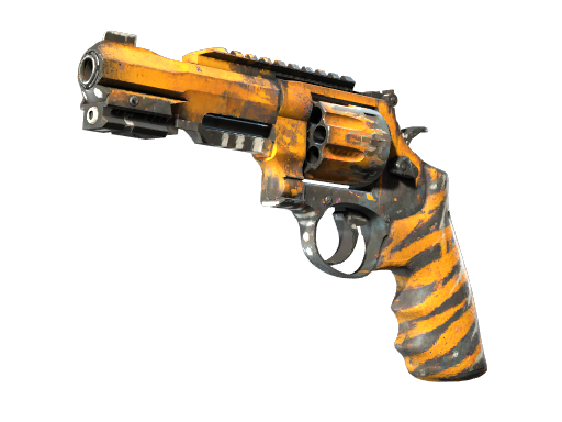 R8 Revolver | Skull Crusher (Com Muito Uso)