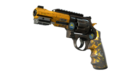 StatTrak™ R8 Revolver | Banana Cannon (Battle-Scarred)