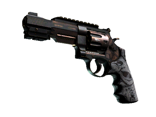 StatTrak™ R8 Revolver | Bone Forged (Battle-Scarred)
