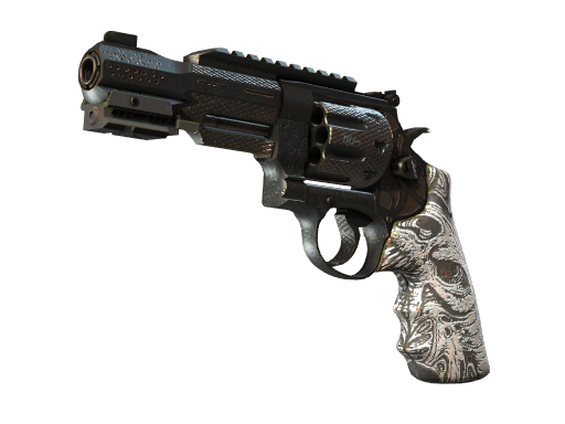 StatTrak™ R8 Revolver | Bone Forged (Minimal Wear)