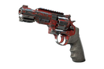 StatTrak™ R8 Revolver | Crimson Web (Battle-Scarred)