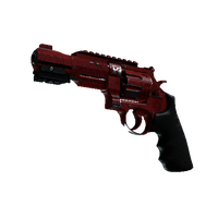 StatTrak™ R8 Revolver | Crimson Web (Well-Worn)