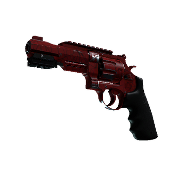 StatTrak™ R8 Revolver | Crimson Web (Well-Worn)