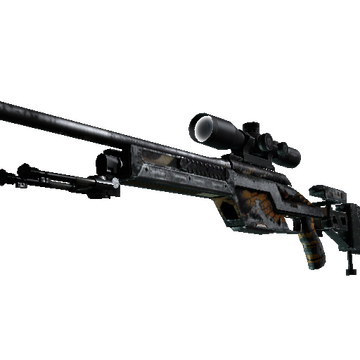 StatTrak™ SSG 08 | Death's Head (Battle-Scarred)
