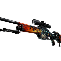 free csgo skin SSG 08 | Dragonfire (Well-Worn)