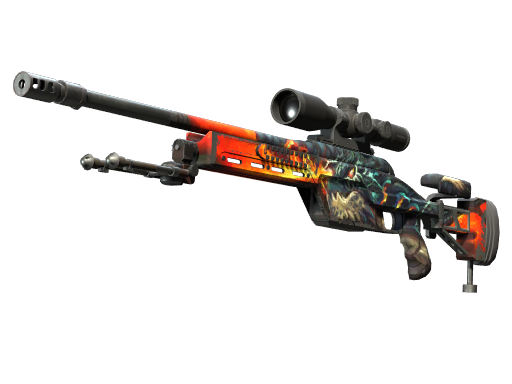 Primary image of skin SSG 08 | Dragonfire