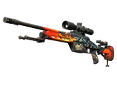 StatTrak™ SSG 08 | Dragonfire (Factory New)