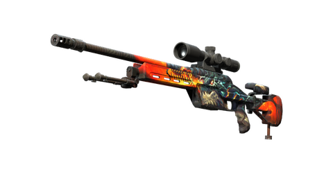StatTrak™ SSG 08 | Dragonfire (Minimal Wear)