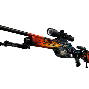 StatTrak™ SSG 08 | Dragonfire (Minimal Wear)