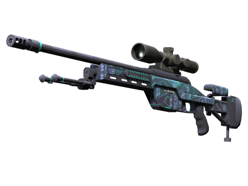 Default of skin StatTrak™ SSG 08 | Mainframe 001