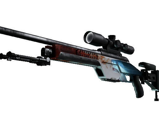Image for the SSG 08 | Blood in the Water weapon skin in Counter Strike 2
