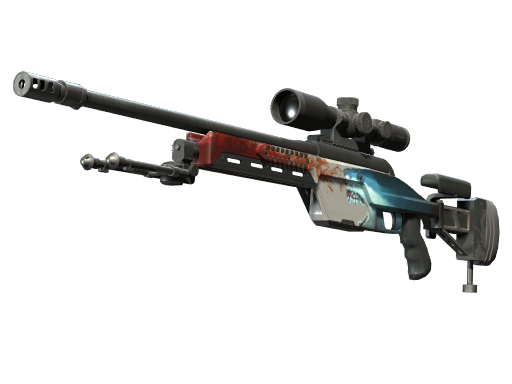 StatTrak™ SSG 08 | Blood in the Water (Factory New)
