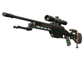 Souvenir SSG 08 | Azure Glyph (Battle-Scarred)