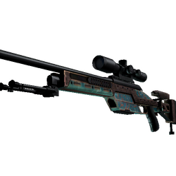 SSG 08 | Azure Glyph (Well-Worn)